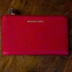 Michael Kors Red Wristlet